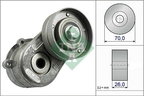 Belt Tensioner, V-ribbed belt